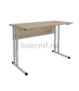 Стол ученический 2-местный регулируемый по высоте